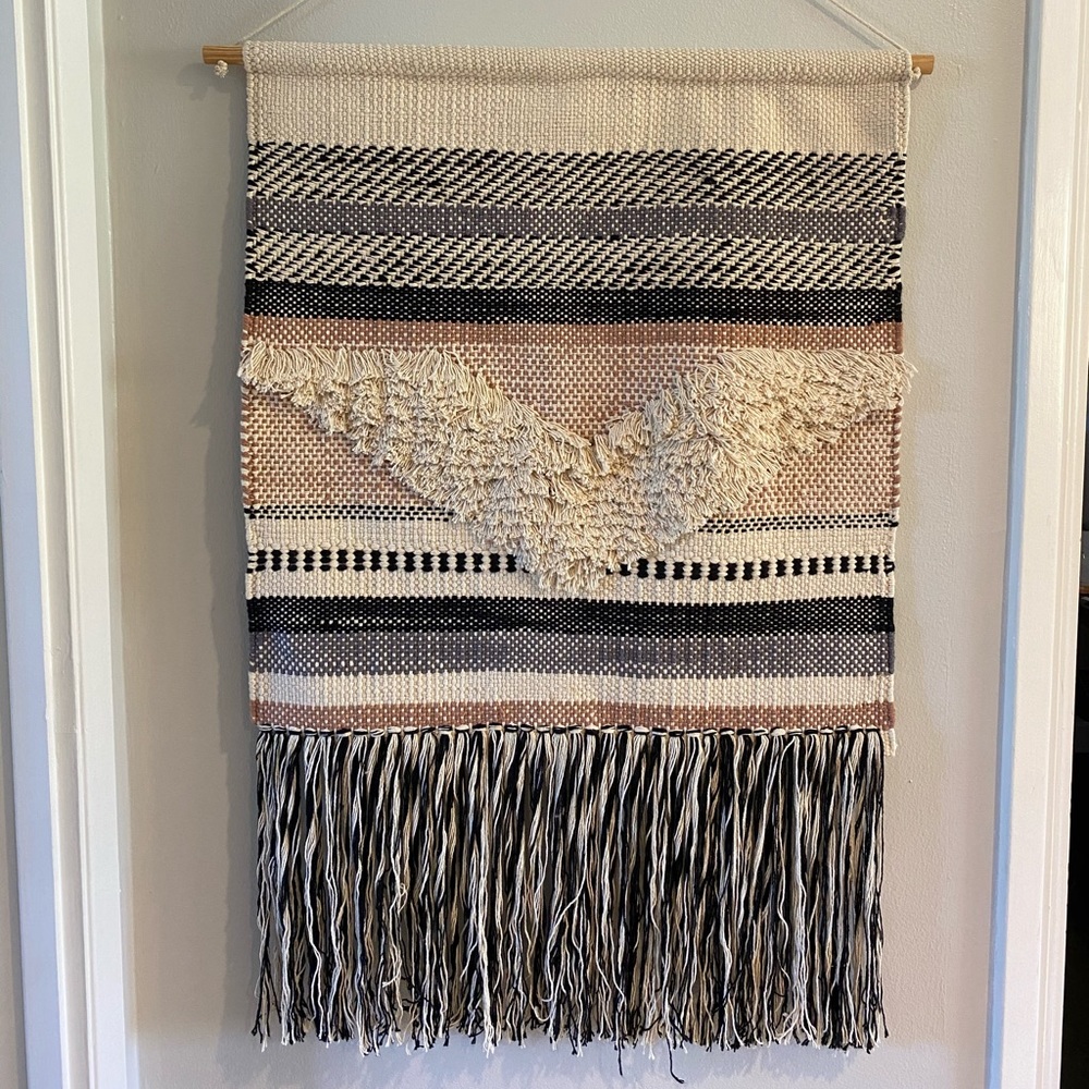 Woven tapestry wall hanging~